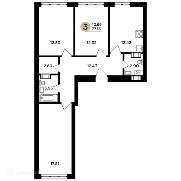 Квартира в ЖК Легенда