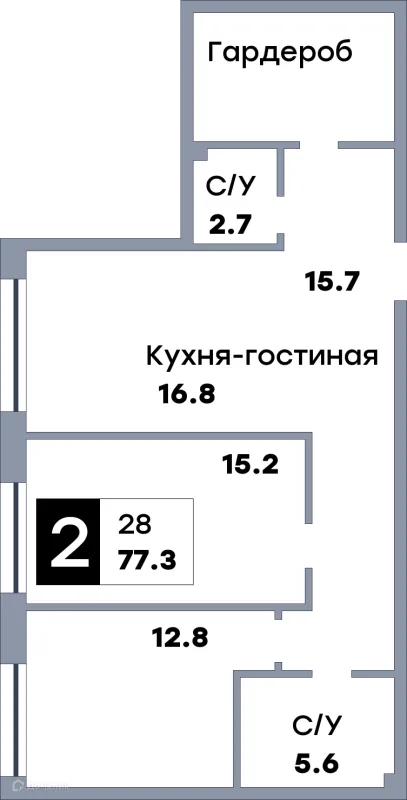 Квартира в ЖК КВАТРО