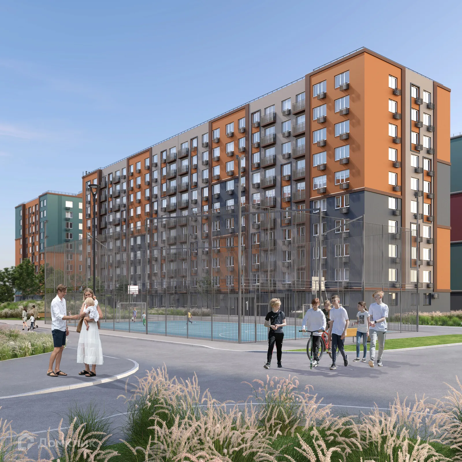 Планировка 2-комнатной квартиры 64 м² в ЖК Заречье, г. Самара — фото 9