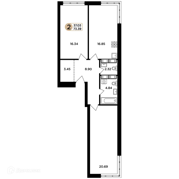 Квартира в ЖК Легенда