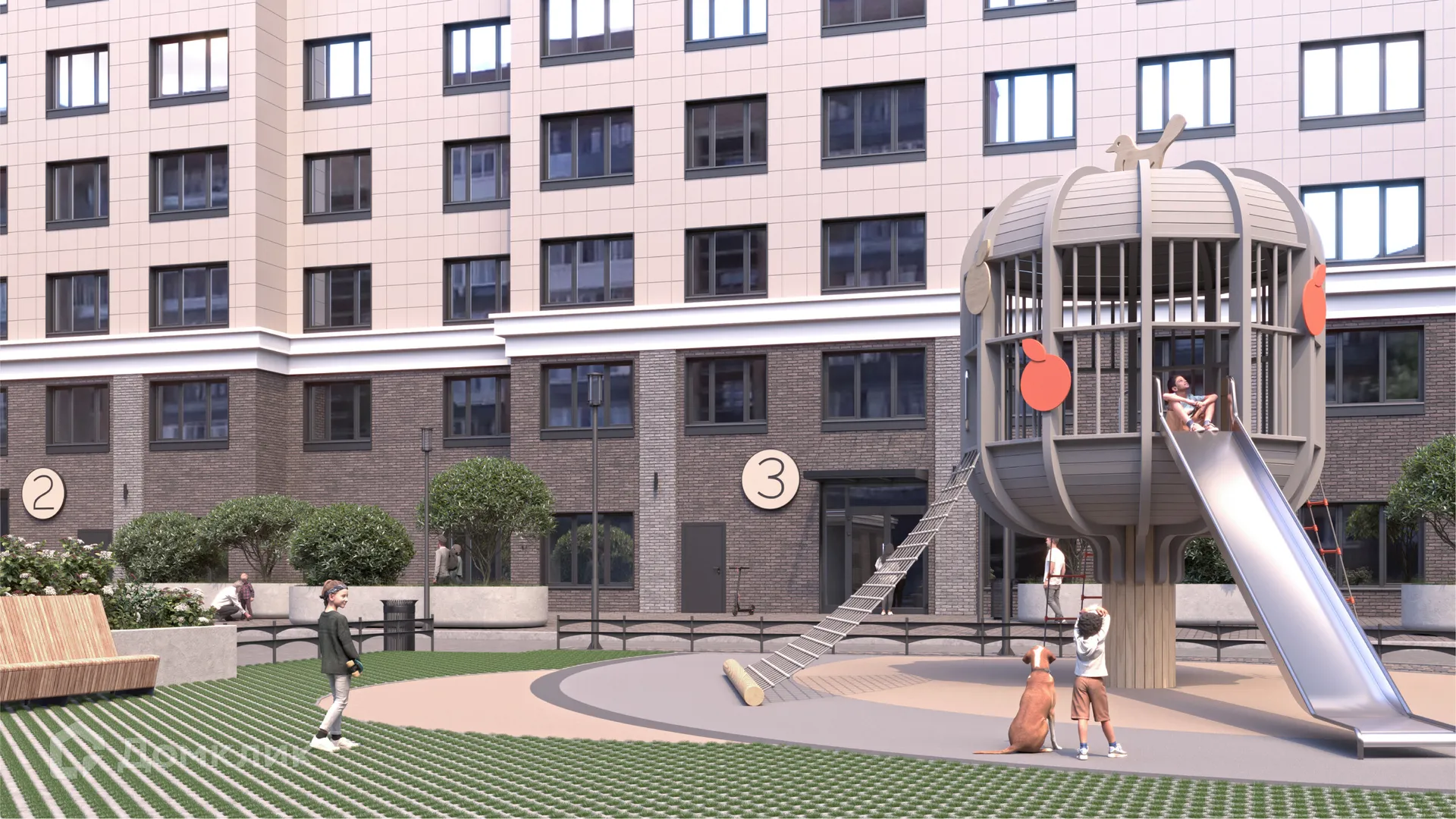 Планировка 2-комнатной квартиры 81.3 м² в ЖК КВАТРО, г. Самара — фото 6