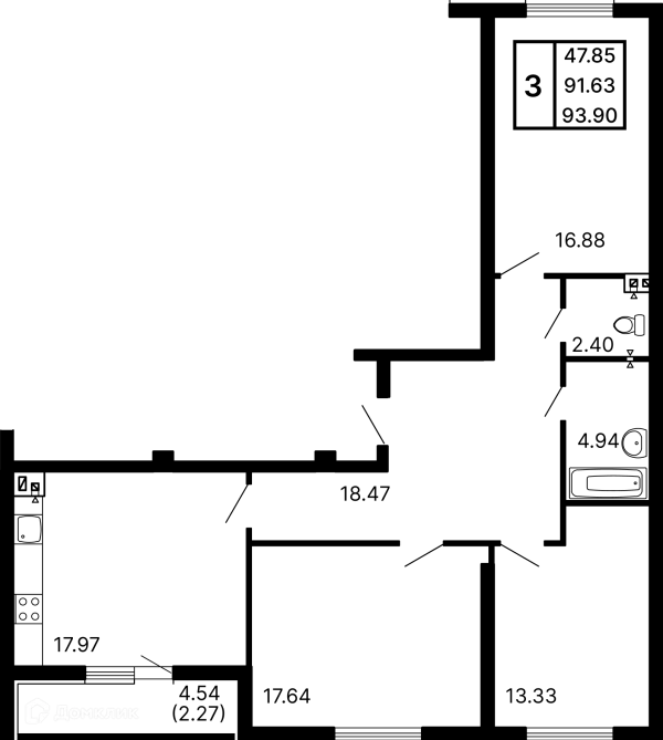 Квартира в ЖК Развитие