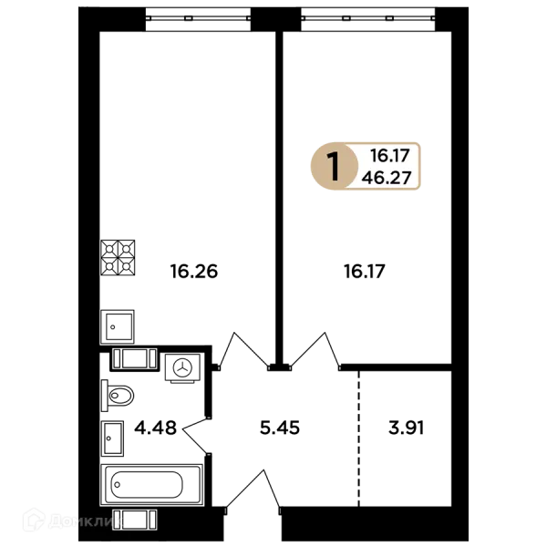 Квартира в ЖК Легенда