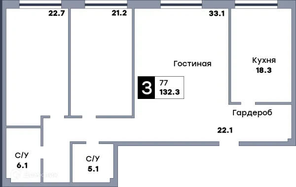Квартира в ЖК КВАТРО