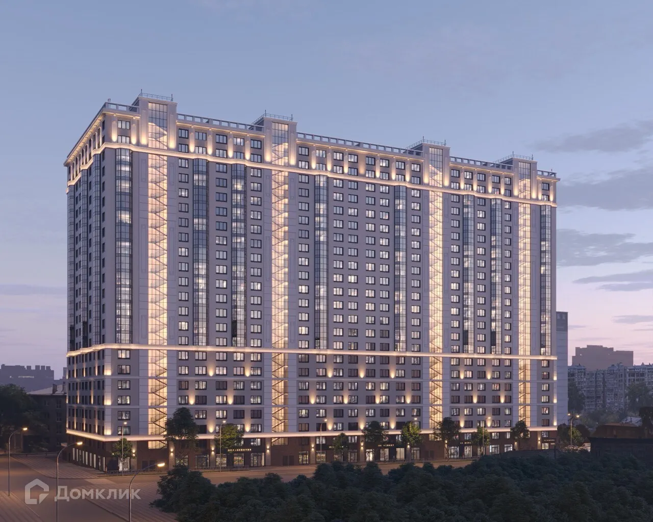 Планировка 3-комнатной квартиры 132.3 м² в ЖК КВАТРО, г. Самара — фото 3