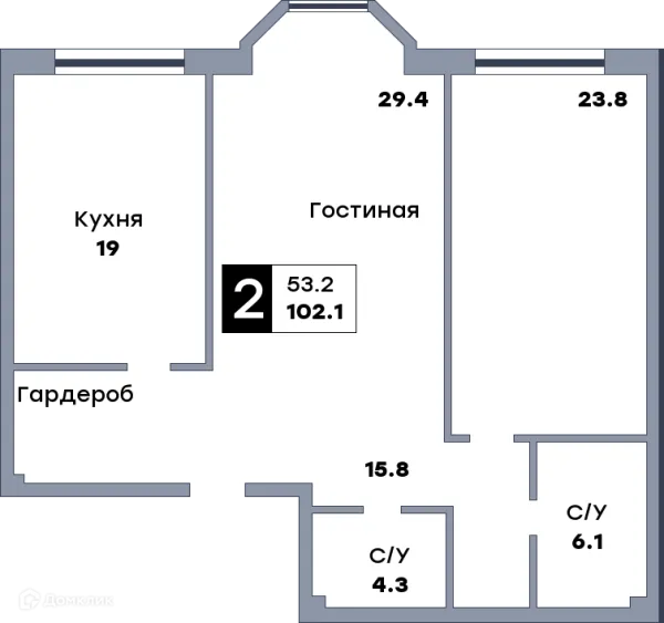 Квартира в ЖК КВАТРО