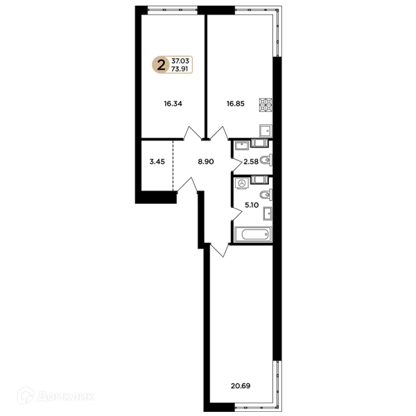 Квартира в ЖК Легенда