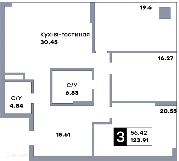 Квартира в ЖК Самара Сити