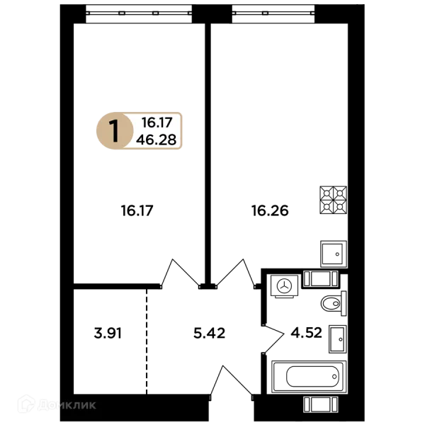 Квартира в ЖК Легенда