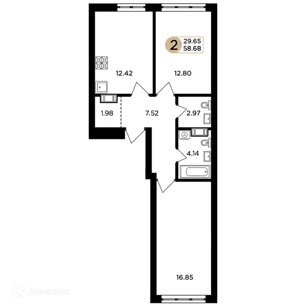 Квартира в ЖК Легенда