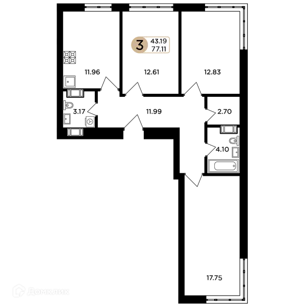 Квартира в ЖК Легенда