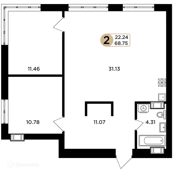 Квартира в ЖК Легенда