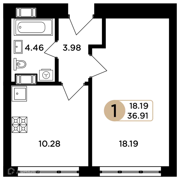 Квартира в ЖК Легенда