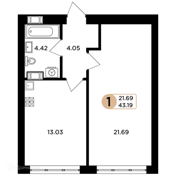 Квартира в ЖК Легенда