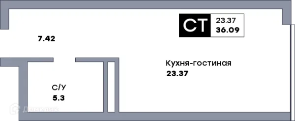 Квартира в ЖК Самара Сити