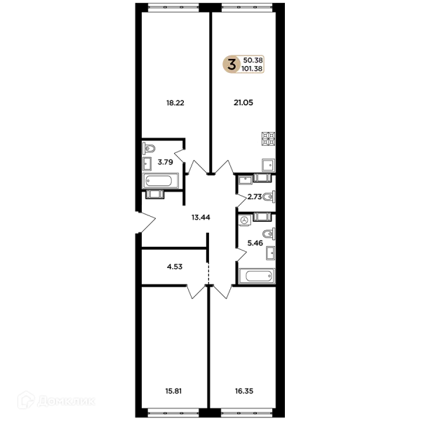 Квартира в ЖК Легенда