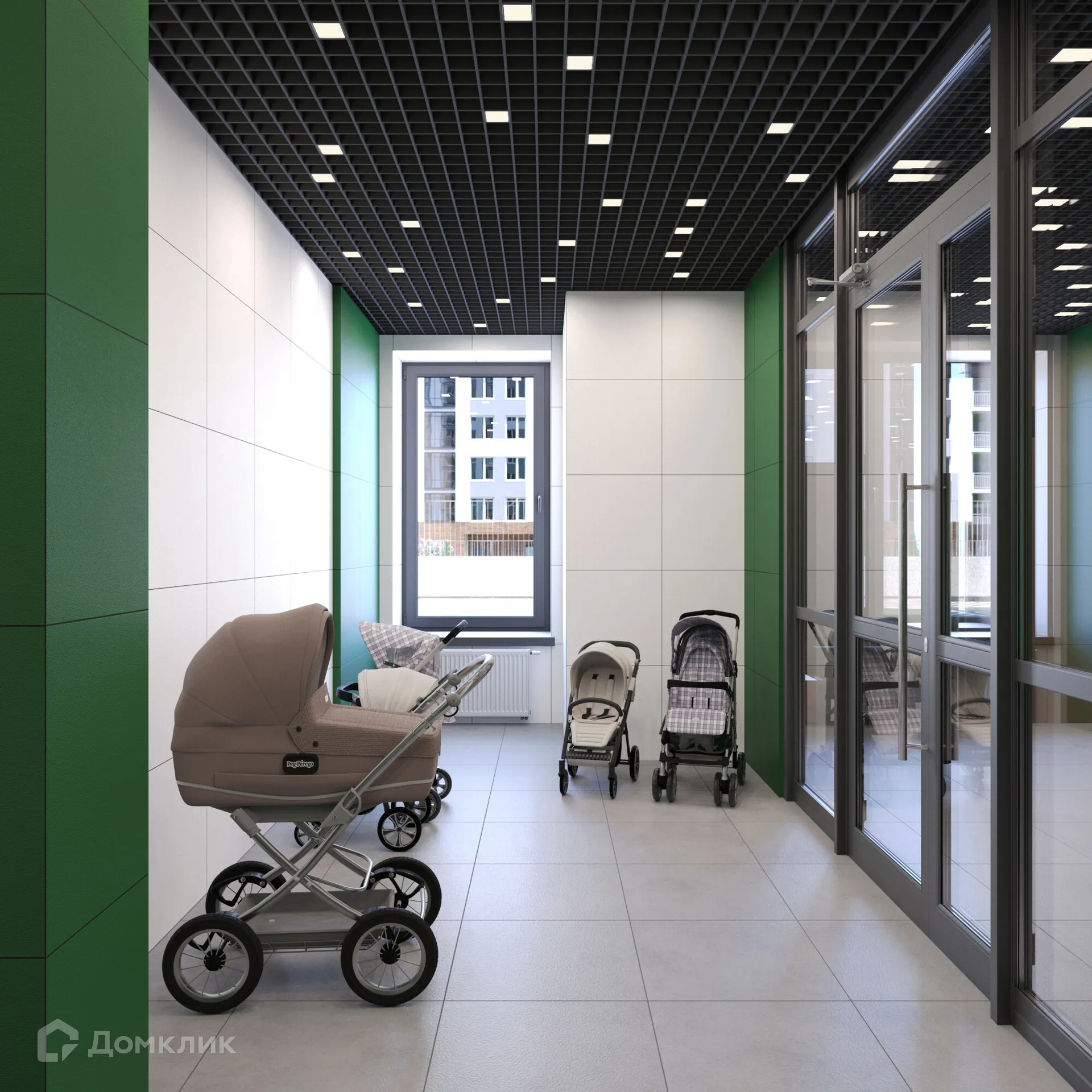 Планировка 2-комнатной квартиры 58.8 м² в ЖК Зеленый квартал, г. Самара — фото 9