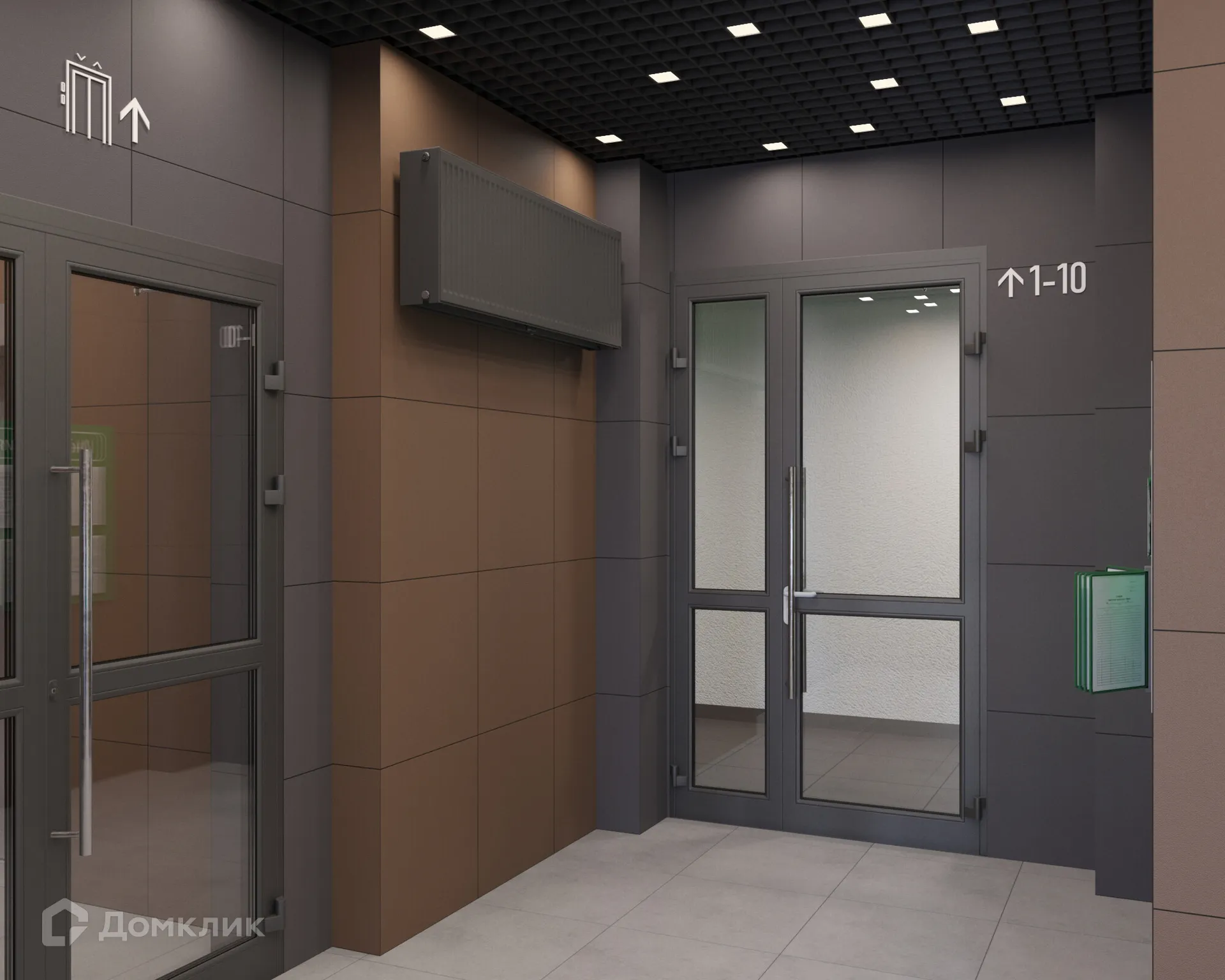 Планировка 2-комнатной квартиры 59.6 м² в ЖК Зеленый квартал, г. Самара — фото 10