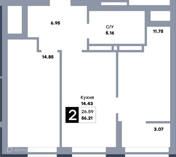 Квартира в ЖК Зеленый квартал