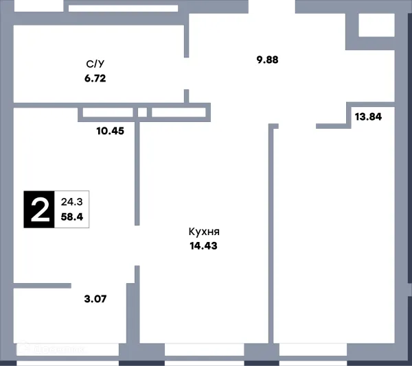 Квартира в ЖК Зеленый квартал