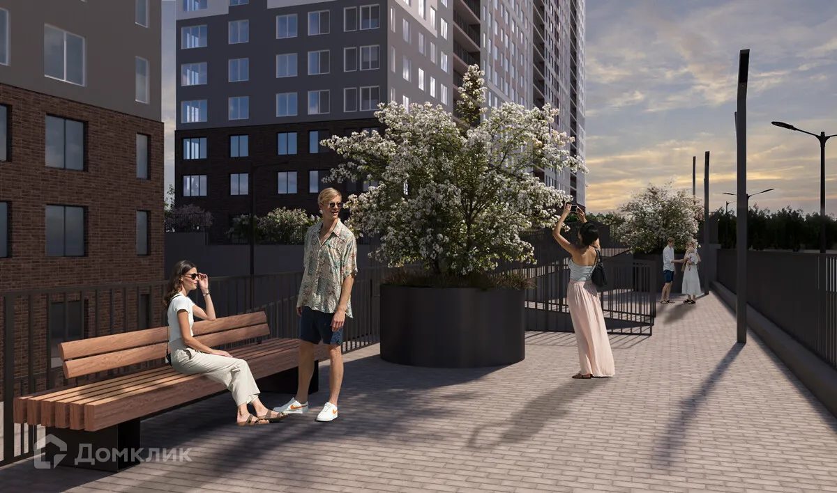 Планировка студии квартиры 30.9 м² в ЖК Зеленый квартал, г. Самара — фото 6