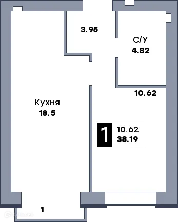 Квартира в ЖК Заречье