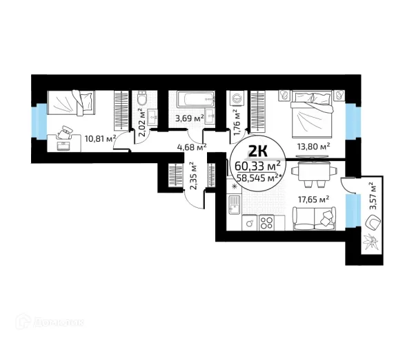 Квартира в ЖК "Новая Самара"