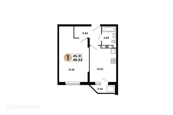 Квартира в ЖК Московский