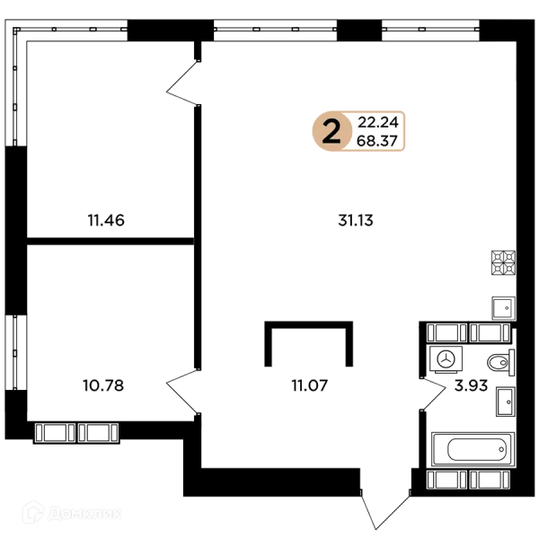 Квартира в ЖК Легенда