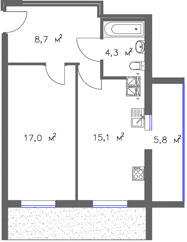 Квартира в ЖК Артхолл