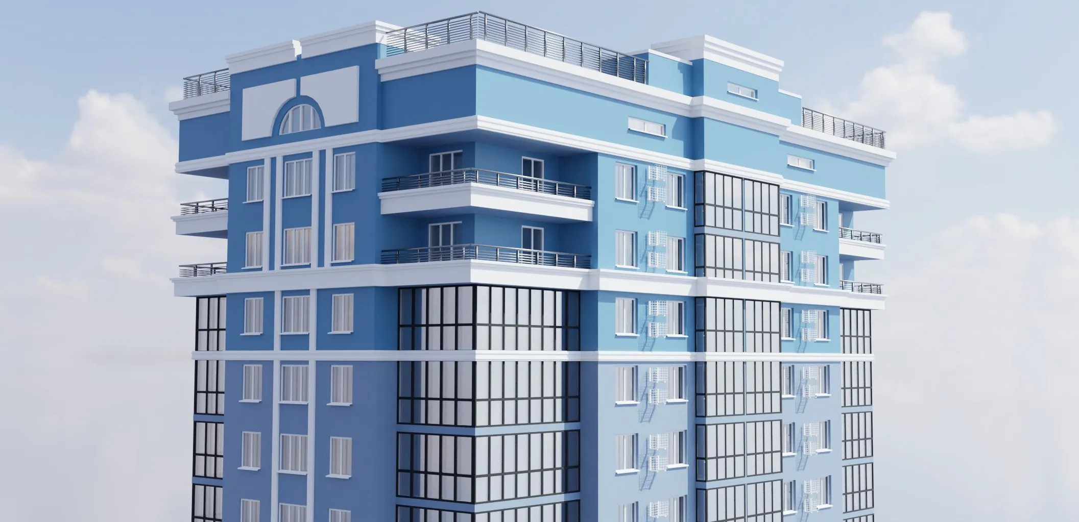 Планировка 2-комнатной квартиры 74.68 м² в ЖК ЖК СОВА, г. Самара — фото 3