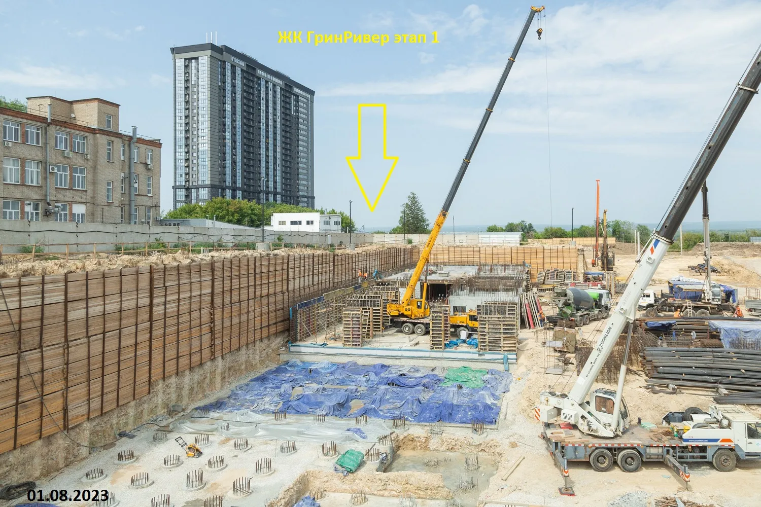ЖК Green River (ГРИН РИВЕР) ход строительства