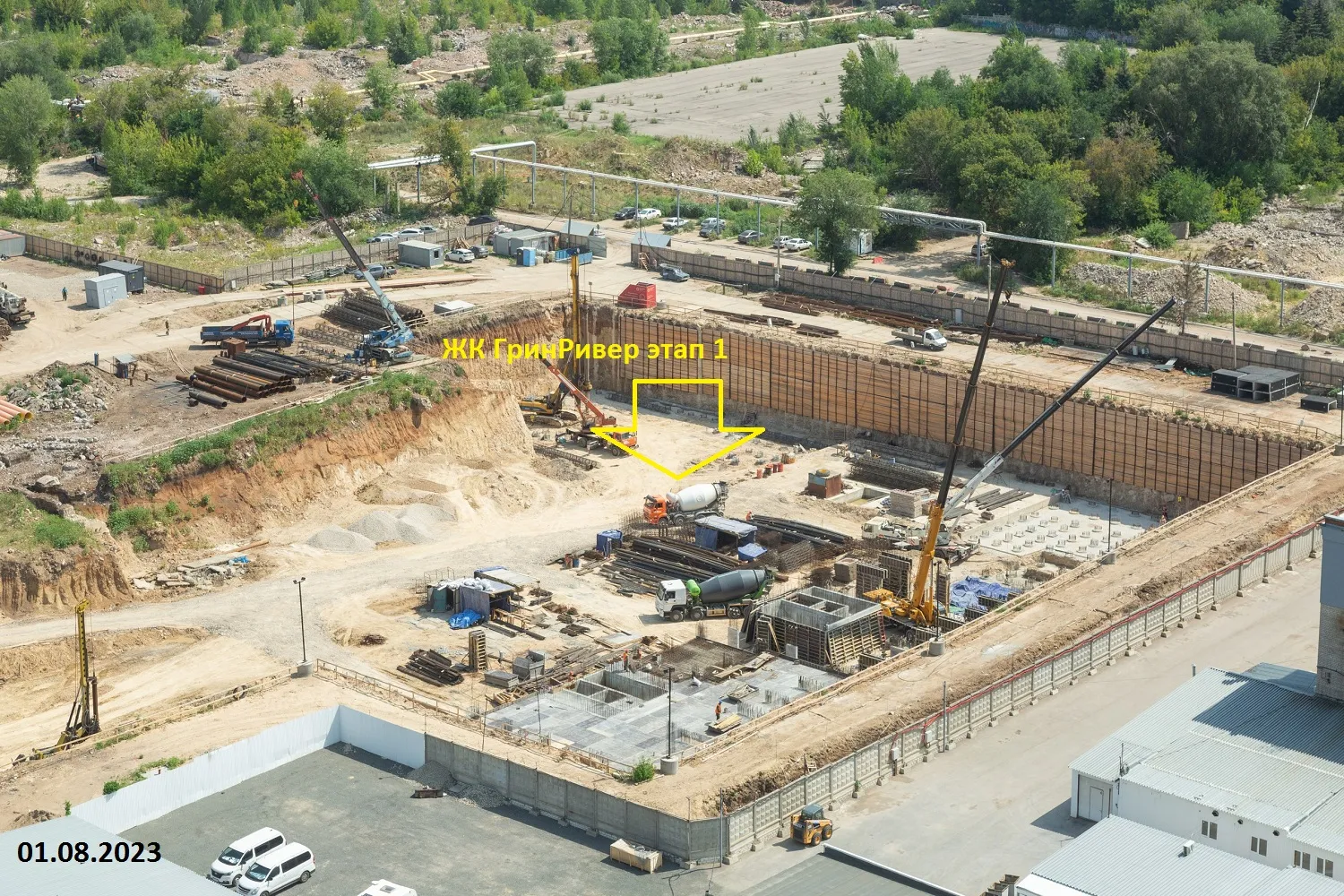 ЖК Green River (ГРИН РИВЕР) ход строительства