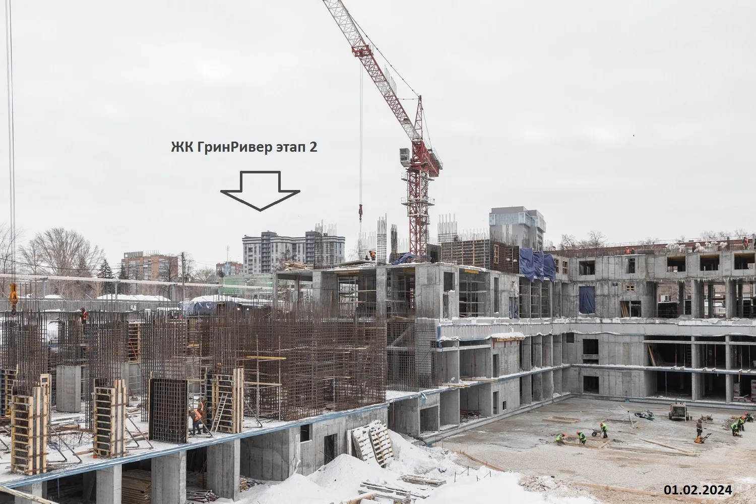 ЖК Green River (ГРИН РИВЕР) ход строительства