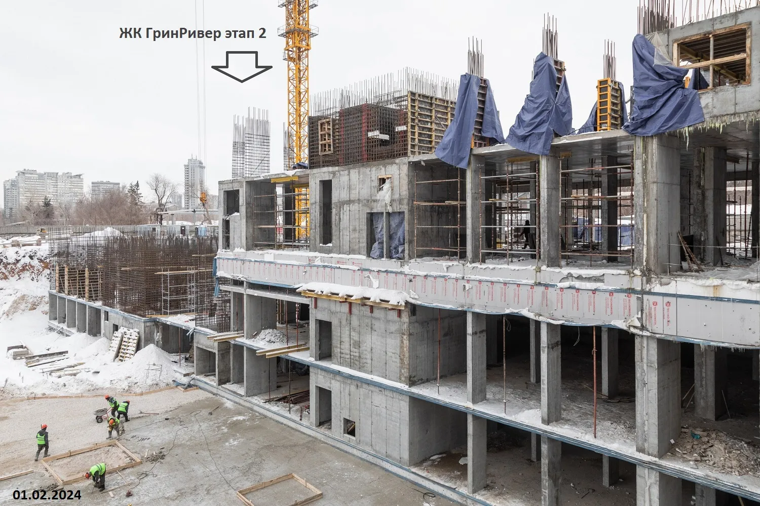 ЖК Green River (ГРИН РИВЕР) ход строительства
