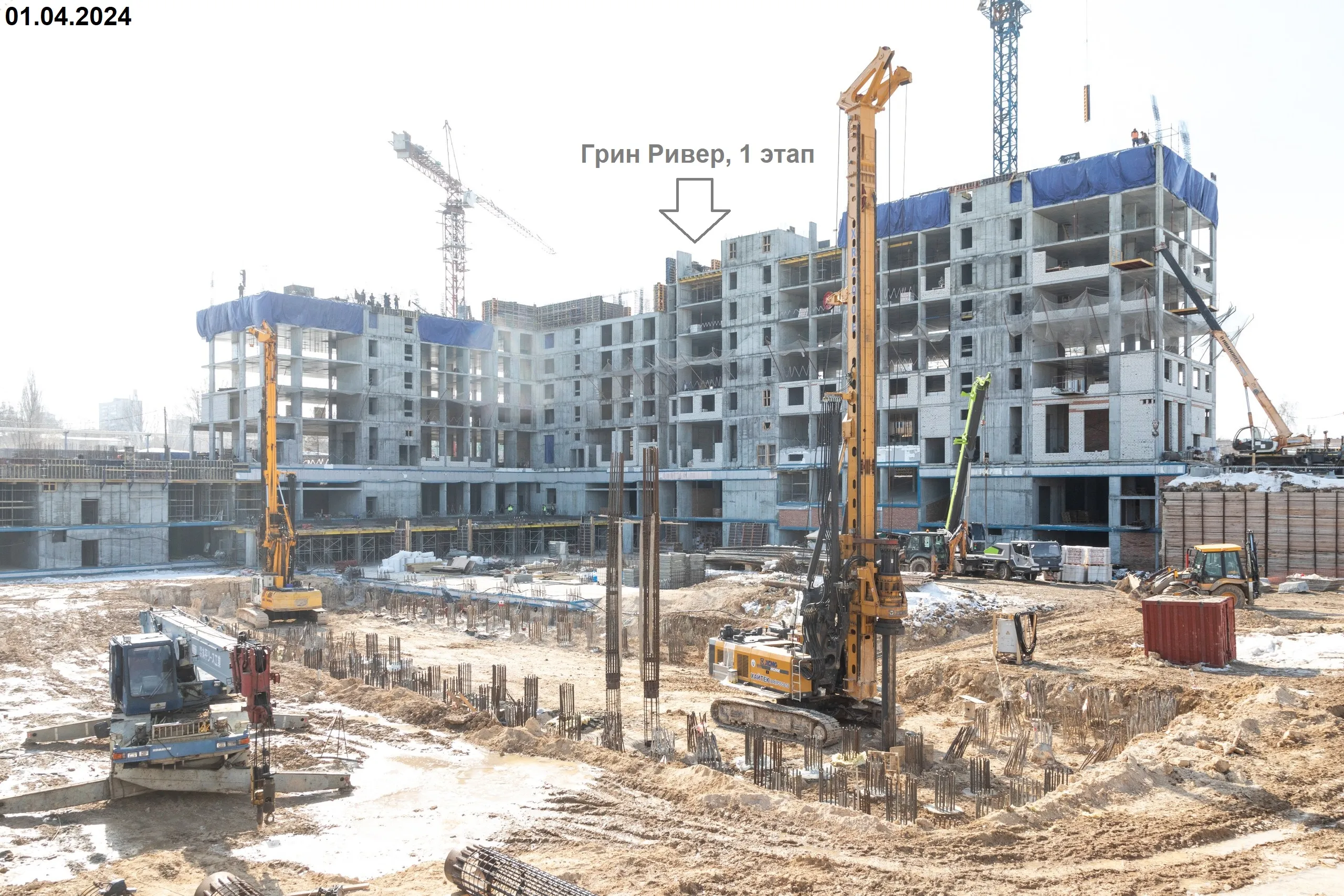 ЖК Green River (ГРИН РИВЕР) ход строительства