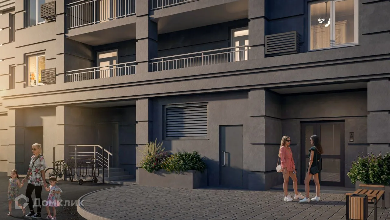 Планировка 2-комнатной квартиры 74.68 м² в ЖК СОВА, г. Самара — фото 8