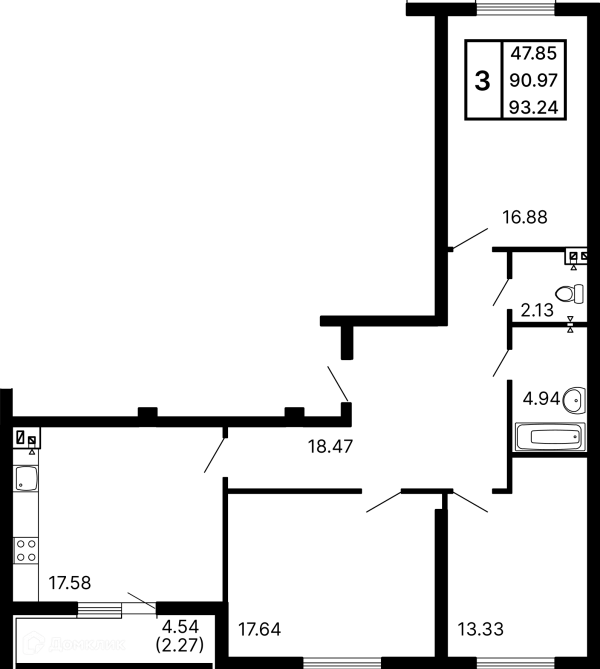 Квартира в ЖК Развитие