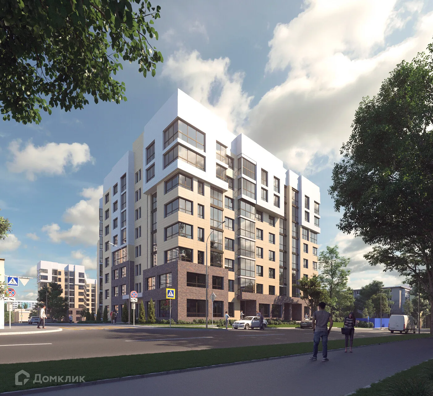 Планировка 2-комнатной квартиры 57.6 м² в ЖК Зодиак, г. Самара — фото 3