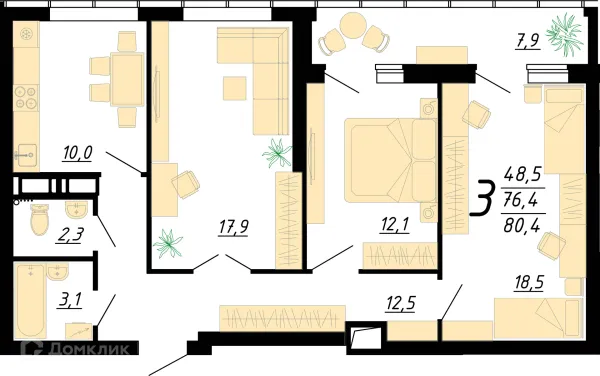 Квартира в ЖК "Европейский"