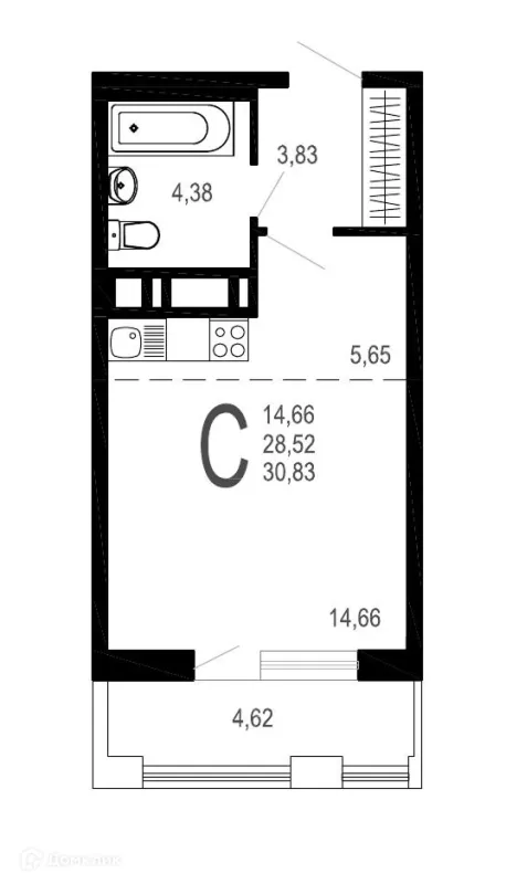 Квартира в ЖК Никитин