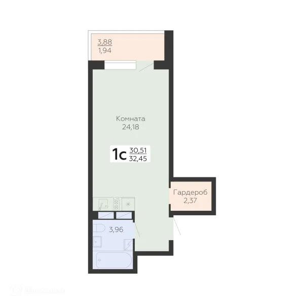 Квартира в ЖК Зарядье