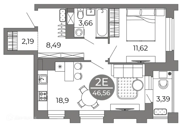 Квартира в ЖК Галилей