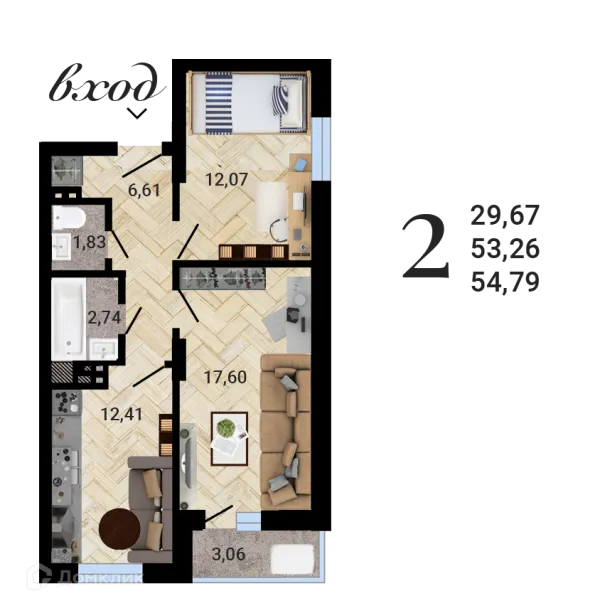 Квартира в ЖК Навигатор