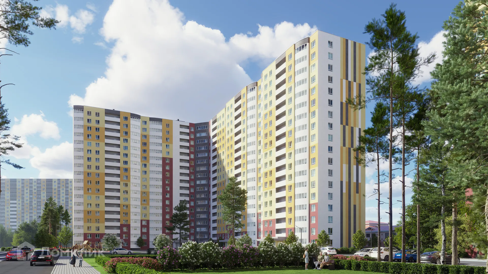 Планировка 1-комнатной квартиры 40.9 м² в ЖК "Боровое", г. Воронеж — фото 7