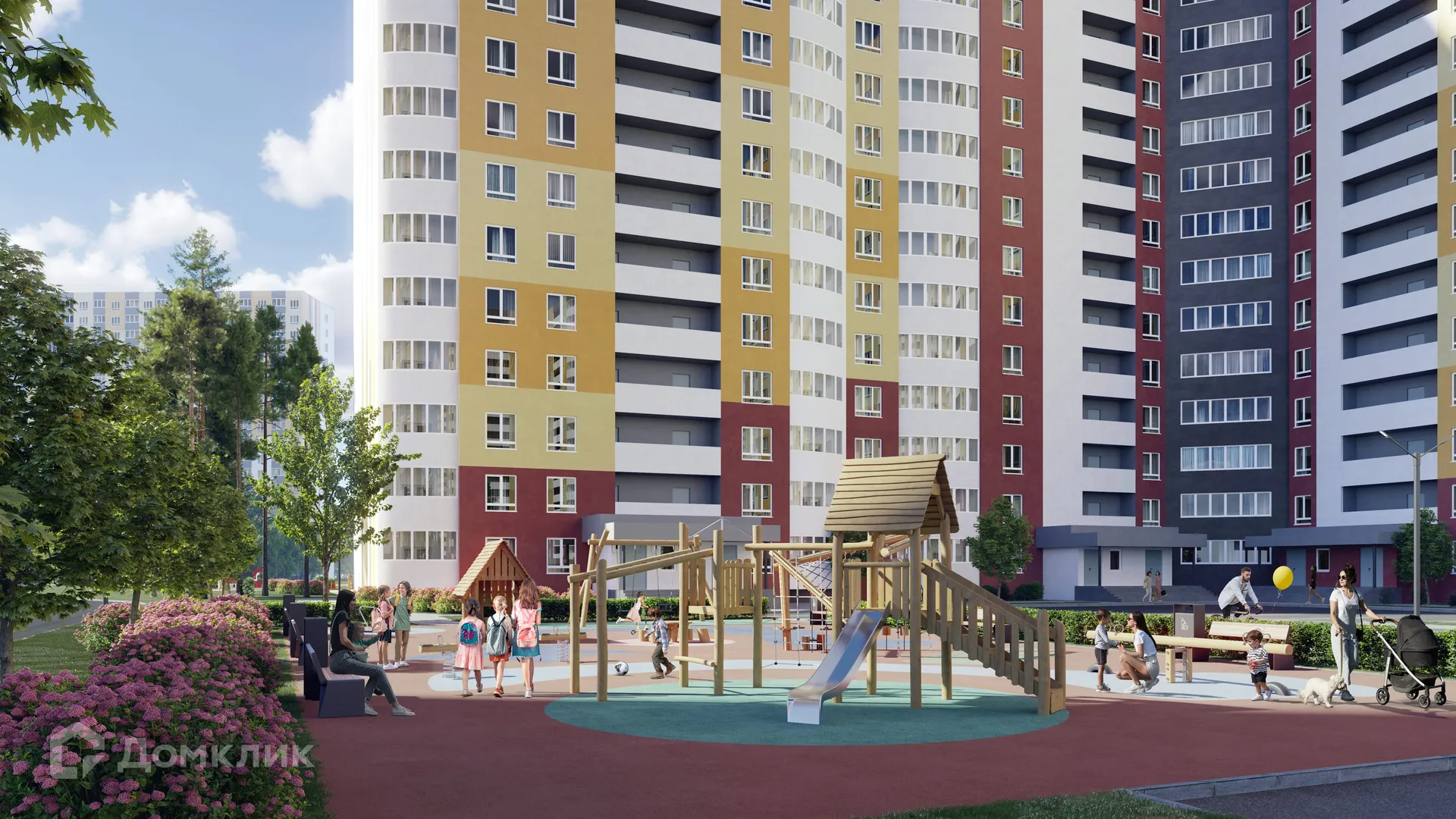 Планировка 1-комнатной квартиры 41.2 м² в ЖК "Боровое", г. Воронеж — фото 5