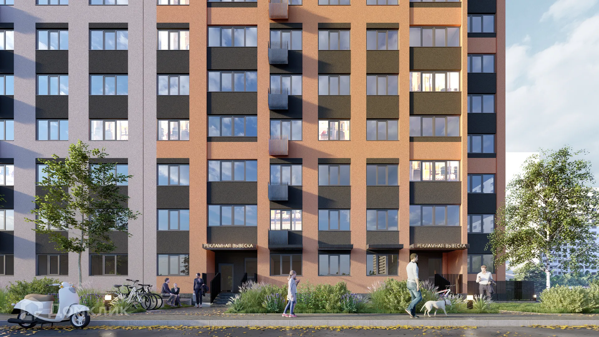 Планировка 1-комнатной квартиры 47.1 м² в ЖК "Боровое", г. Воронеж — фото 5