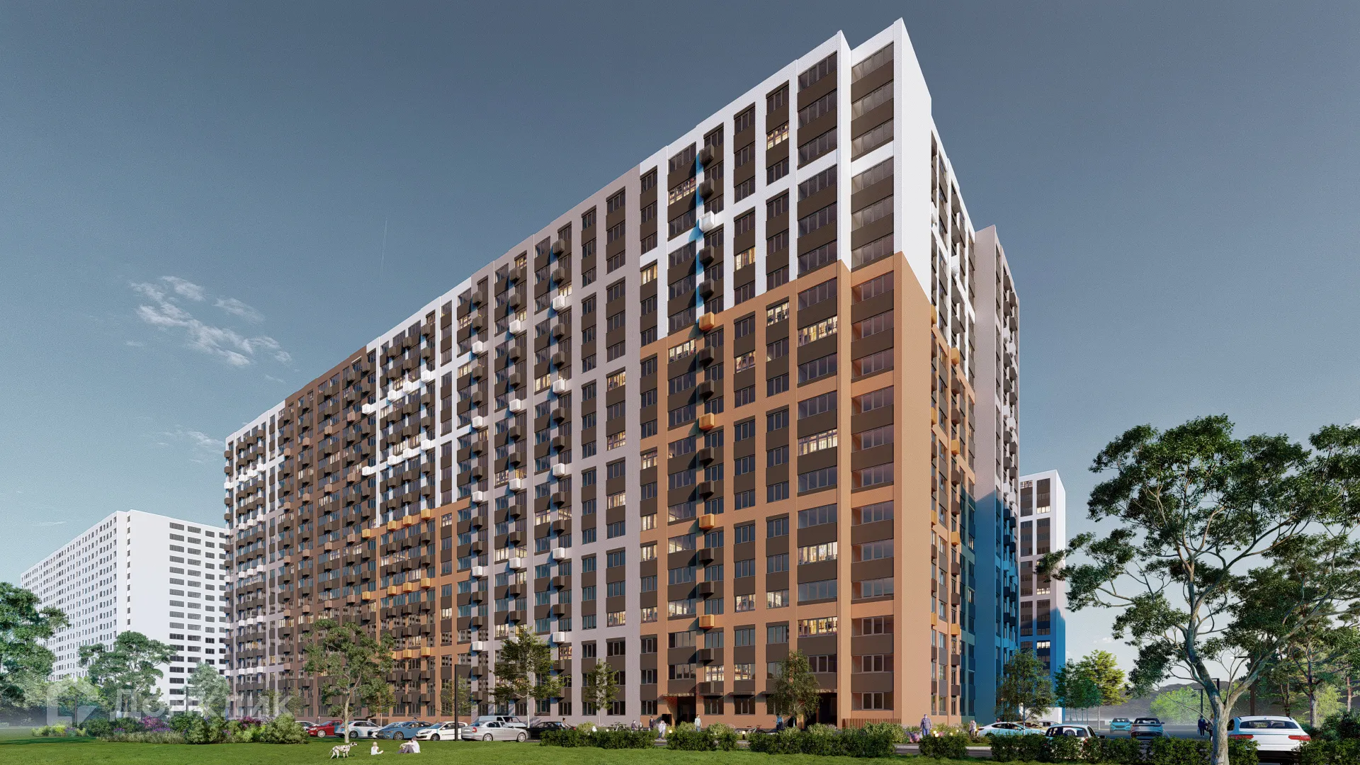 Планировка 1-комнатной квартиры 46.9 м² в ЖК "Боровое", г. Воронеж — фото 3