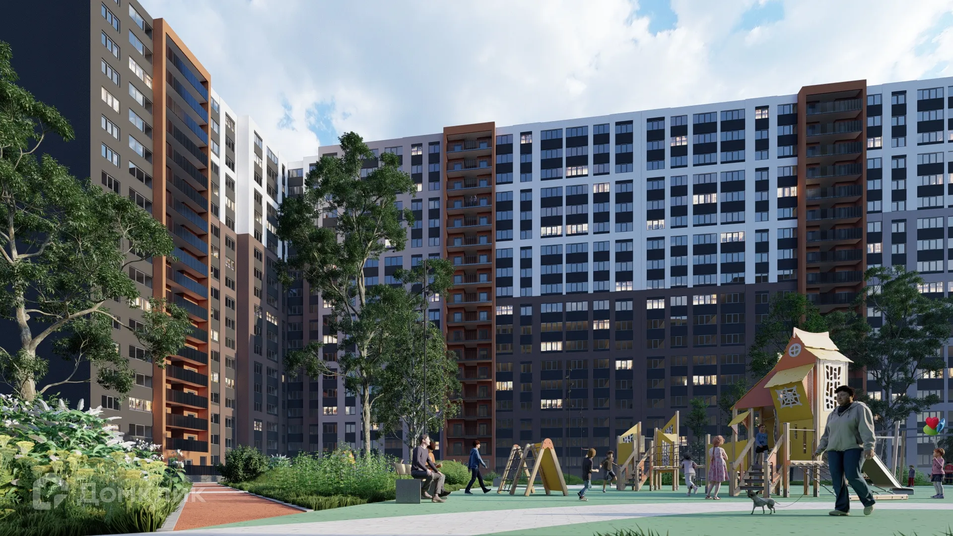 Планировка 1-комнатной квартиры 46.9 м² в ЖК "Боровое", г. Воронеж — фото 7