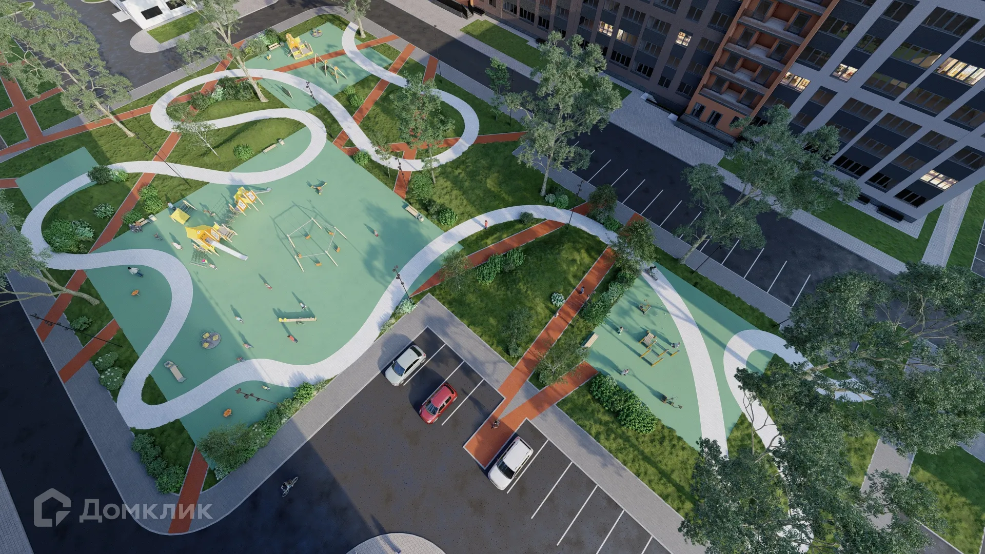 Планировка 1-комнатной квартиры 46.9 м² в ЖК "Боровое", г. Воронеж — фото 9